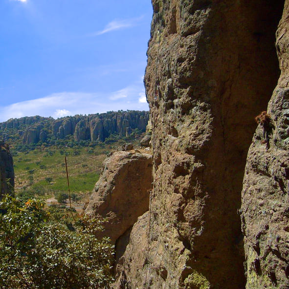 Escala en el Cañón de Huijolotes 